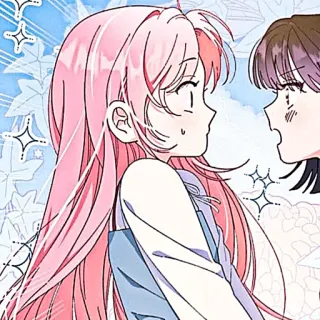🌸 anime, kartun, gadis, rambut pink, karakter, manga, imut telegram sticker