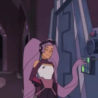 🛠 Entrapta She-Ra and the Princesses of Power cartoon, Entrapta, She-Ra, science, tech telegram sticker
