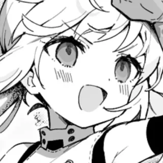 😃 Anime, Manga, Kreskówka, Postać, Słodkie, Dziewczyna, Ilustracja whatsapp sticker