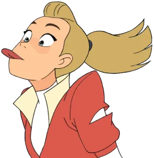 😛 Adora She-Ra and the Princesses of Power cartoon, animated, sticker, Adora, She-Ra, princess telegram sticker