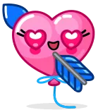 Helium Hearts telegram stickers