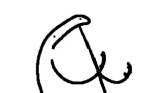 🤲 Kartun, Jari tengah, Gestur ofensif, Gambar stik telegram sticker