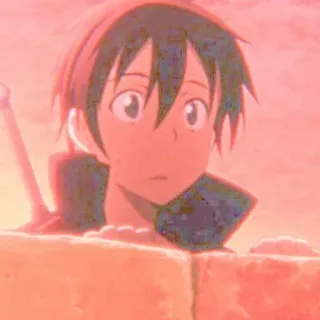🗡 Kirito Sword Art Online Anime, Pedang, Kirito, Manga, Karakter, Sword Art Online telegram sticker