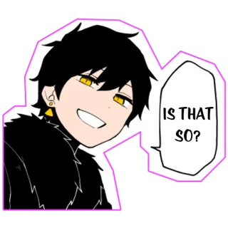 senpai ga urusai kouhai no hanashi @Nekosticker whatsapp stickers