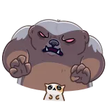 Honey Badger whatsapp stickers