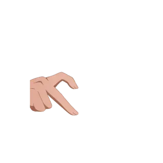 😍 жест рукой, грубый, оскорбительный, средний палец telegram sticker