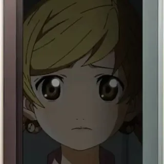 ✨ anime, portrait, character, girl, sad telegram sticker