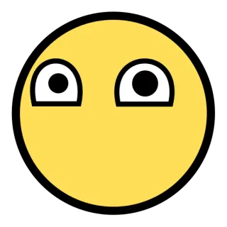 😶 Emoji, Smiley, Meme di Internet, Giallo, Faccia telegram sticker