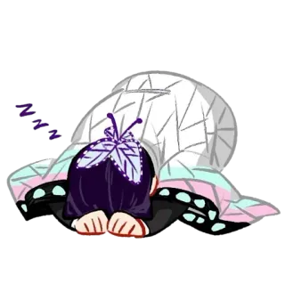 🧚‍♀ ZZZ anime, sleeping, tired, character, exhausted telegram sticker
