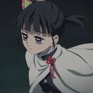 💧 Kanao Tsuyuri Demon Slayer Аниме, Клинок, рассекающий демонов, Канао Цуюри, Бабочка, Манга telegram sticker