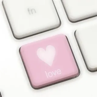 💓 love love, heart, keyboard, button telegram sticker
