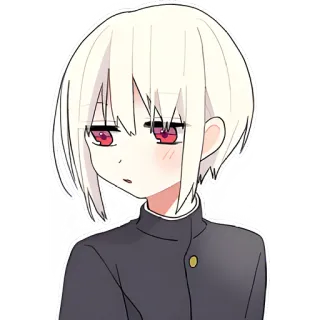 😒 Anime, Manga, Divisa scolastica, Cartone animato, Personaggio, Ragazzo telegram sticker