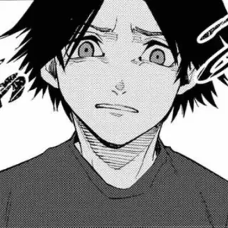 😟 anime, manga, sợ hãi, sốc, cảm xúc telegram sticker