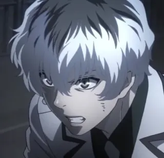 😡 Ken Kaneki Tokyo Ghoul Anime, Tokyo Ghoul, Ken Kaneki, Ghoul, Charakter whatsapp sticker