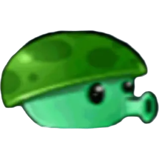 🍄 plants vs zombies, video game, shooter, character, helmethead, helmethead, digital art whatsapp sticker