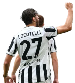 💪 Locatelli LOCATELLI 27 piłka nożna, piłka nożna, sportowiec, Juventus, Locatelli, zawodnik telegram sticker