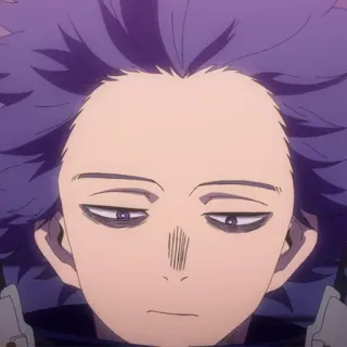 💜 Hitoshi Shinso My Hero Academia Anime, My Hero Academia, Hitoshishinso, Shinso, Personnage whatsapp sticker