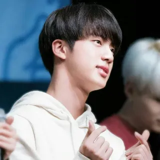 ☁️ Jin kpop, ca sĩ, bts, hàn quốc, thần tượng, người nổi tiếng telegram sticker