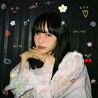 🍉 cute! słodkie, kawaii, serca, emotikony, tęcza whatsapp sticker