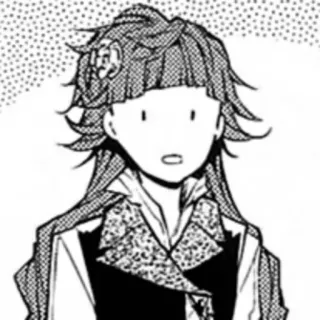 😦 anime, manga, cartoon, character, art telegram sticker