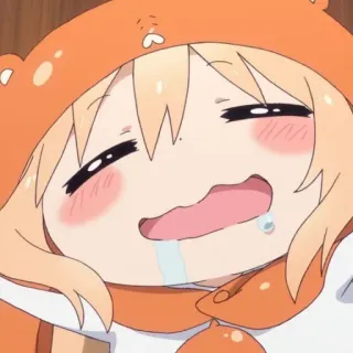 🍡 Umaru Doma Himouto! Umaru-chan 动漫, 小埋, 干物妹, 卡通, 哭, 可爱 whatsapp sticker