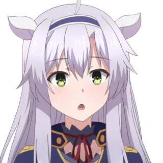 😳 Anime, Ragazza, Carina, Orecchie, Personaggio, Kawaii whatsapp sticker