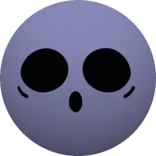 😯 autocollant, emoji, triste whatsapp sticker