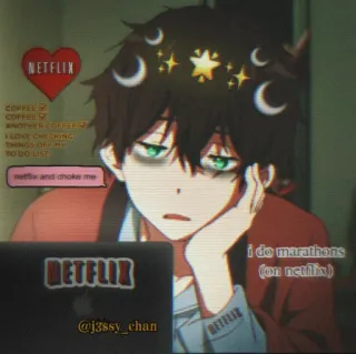 Anime vs Reality // Emotions telegram stickers