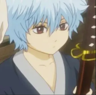 🧊Gintoki Sakata.❈. @KA_anime_sticker whatsapp stickers