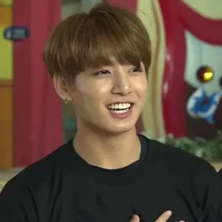 🍁 Jungkook K-Pop, cantante, celebrità, uomo, coreano, sorridente, idolo telegram sticker