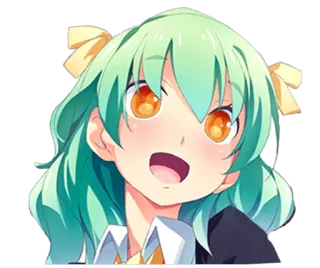 😃 Anime, Mädchen, Cartoon, Figur, Süß, Manga whatsapp sticker