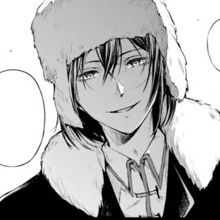 🙂 Fyodor Dostoevsky Bungou Stray Dogs Anime, Manga, Charakter, Fjodor, Dostojewski, Bungou Stray Dogs telegram sticker