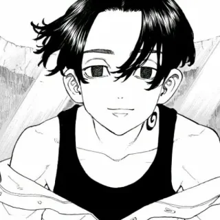 💛 Manjiro Sano Tokyo Revengers Anime, Manga, Tokyo Revengers, Manjiro Sano, Mikey, Charakter telegram sticker