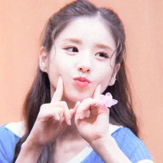 🧏‍♀ coréen, femme, fille, asiatique, mignon, beauté telegram sticker