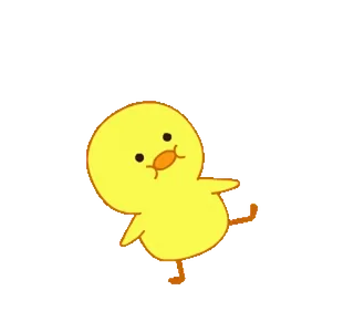 🐥 pato, amarelo, fofo, animal, pintinho telegram sticker