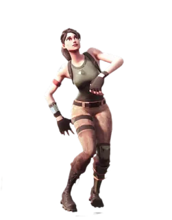 👏 fortnite, emote, personnage, jeu vidéo, danse telegram sticker