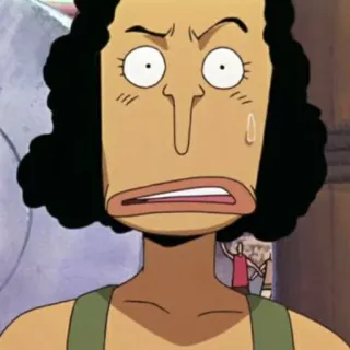 🎨 Usopp One Piece アニメ, ワンピース, ウソップ, キャラクター, 面白い, 漫画 telegram sticker