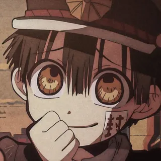 🏮 Hanako Toilet-bound Hanako-kun Anime, Manga, Hanako-kun, Toilet-bound, Personaje, Sticker, Lindo telegram sticker