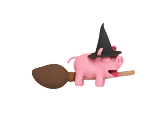 Pink Pig • @TgStickery telegram stickers