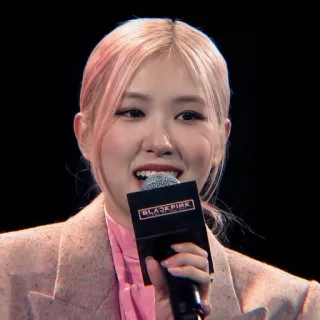 🍐 BLACKPINK Rose, Blackpink, K-Pop, Cantante, Ídolo, Celebridad telegram sticker