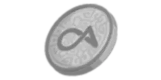 ⚪️ coin, christian fish symbol, alpha omega symbol, religion telegram sticker