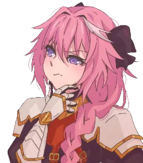 🤔 Astolfo Аниме, Манга, Милый, Трап, Розовые волосы, Астольфо, Fate telegram sticker