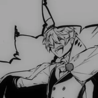 🎭 Nikolai Gogol Bungo Stray Dogs Anime, Manga, Nikolai Gogol, Bungo Stray Dogs, Sticker telegram sticker