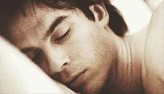 💉 Damon Salvatore The Vampire Diaries 睡觉, 男人, 电视剧, 吸血鬼, 粉丝艺术 telegram sticker