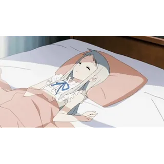 💤 Anime, Dormir, Fille, Lit, Paisible, Mignon whatsapp sticker