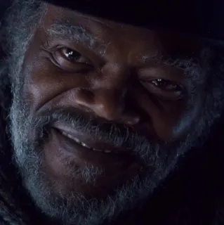 🎗 Samuel L. Jackson aktor, film, uśmiech, portret, mężczyzna telegram sticker