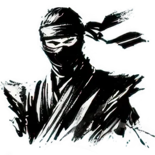 😶 Ninja, Artes marciales, Guerrero, Katana, Espada, Lucha, Arma whatsapp sticker