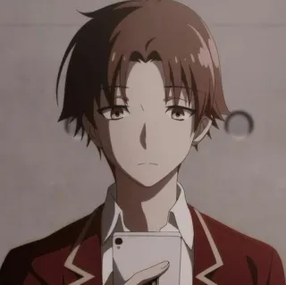🍋 Ayanokoji Kiyotaka Classroom of the Elite Anime, Personagem, Classroom of the Elite, Ayanokoji, Kiyotaka, Escola, Aluno telegram sticker