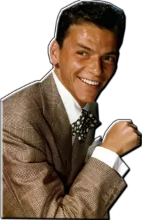 😜 Frank Sinatra Frank Sinatra, Sänger, Entertainer, Vintage, Porträt, Mann, Berühmtheit whatsapp sticker