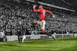 🤾‍♂ Marcus Rashford calcio, football, atleta, sport, Manchester United telegram sticker